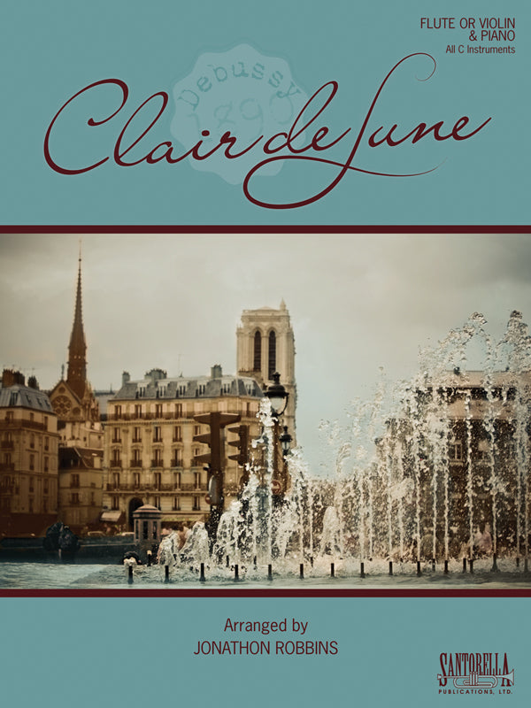 Debussy Claire de Lune Flt/Vln/C instru