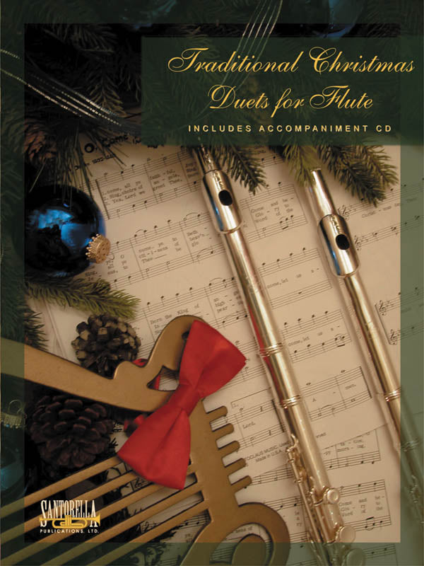 Trad XMas Duets Flute+CD SANT