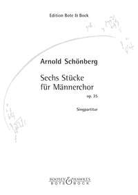 Schoenberg 6 Stucke op35 TTBB BHP