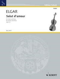 Elgar Salut dAmour Vln&Pno Emaj Op12 E
