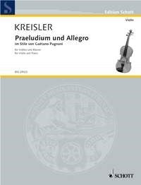 Kreisler Preludium & Allegro Vln&Pno BS