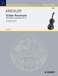 Kreisler Schon Rosmarin Vln&Pno BSS ED