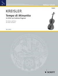 Kreisler Tempo di Minuetto Vln&Pno BSS