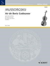 Mussorgsky Air de Boris Godounov Vln+Pn