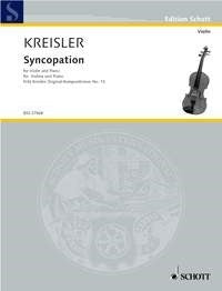 Kreisler Syncopation Vln&Pno BSS ED
