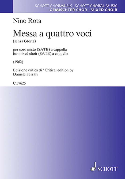 Rota Messa a 4 Voci SATB ED