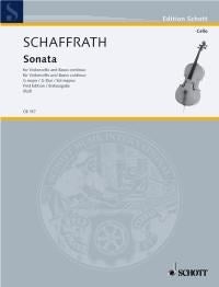 Schaffrath Sonata G Vlc&Basso cont CB15