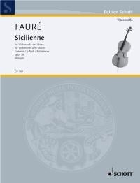 Faure Sicilienne for Vc and Pno ED Op78