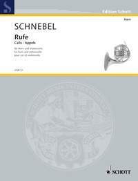 Schnebel Rufe Calls for Horn & Vcl ED