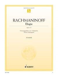 Rachmaninoff Elegie Op3 No1 Pno ED 0164