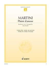 Martini Plaisir D-amour Vln&Pno