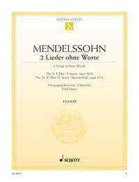 Mendelssohn Songs without Words 9&34 Pn