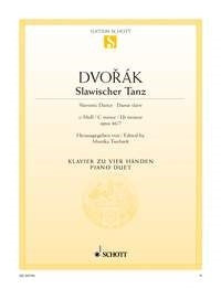 Dvorak Slavonic Dance Cmin Op.46/7 4Han
