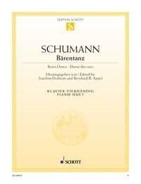 Schumann Bears Dance Pno Duet ED
