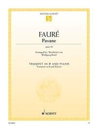 Faure Pavane Tpt Bb+Pno Op50 ED