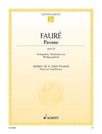 Faure Pavane Horn F+Pno ED