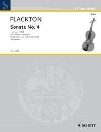 Flackton Sonata no4 Cmin Vla/Kbd Schott