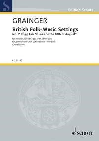 Grainger Brigg Fair SATBB+Ten Solo ED
