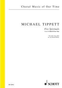 Tippett Five Spirituals TTBB V/S MALE V