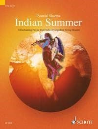 Sharma Indian Summer String 4tets bk/cd