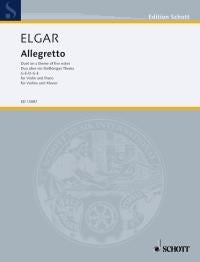Elgar Allegretto vln and pno ED