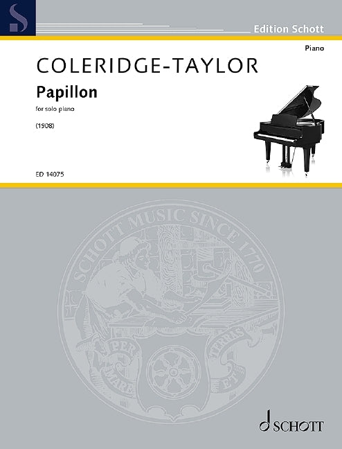 Coleridge-Taylor Papillon Pno ED