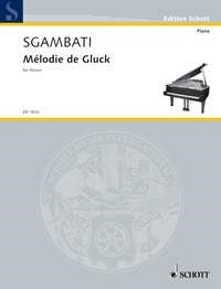 Sgamati Melody of Gluck Pno ED
