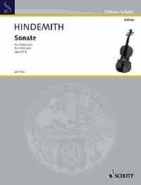 Hindemith Vln Sonata Solo Op31/2 (1924)