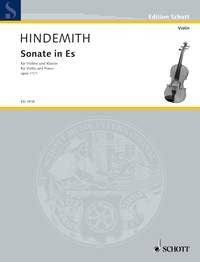 Hindemith Sonate in Es Op11/1 Vln+Pno S