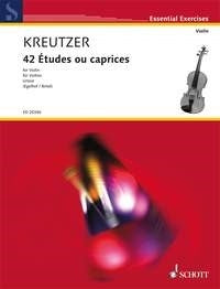 Kreutzer 42 Etudes&Caprices Violin ED