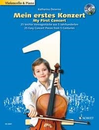 My 1st Concert Cello+Pno+CD ED Deserno