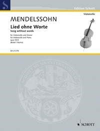 Mendelssohn Song Without Words Vc&Pno O