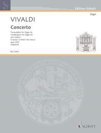 Vivaldi Concerto Dmin Op26/9 Org Trans