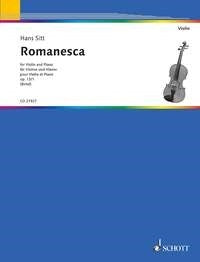 Sitt Romanesca for Vln & Pno Ed