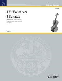 Telemann 6 Sonatas Vln Friedrich ED 422