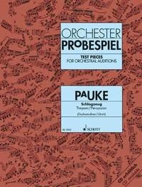 Orchester Probespiel Pauke Timp/Perc