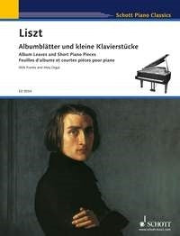 Liszt Album Leaves & Short Pno Pieces E