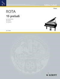 Rota 15 preludi for Piano ED