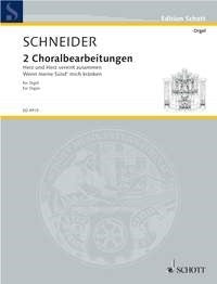 Schneider 2 Choral Preludes Organ ED