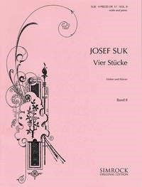Suk 4 Pieces Op.17 Vol2 (Nos.3-4) Vln a