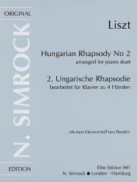 Liszt Hungarian Rhapsody No.2 Pno Duet