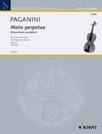 Paganini Moto Perpetuo op.11 vln/pno ED