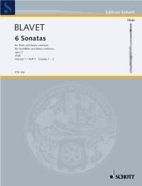 Blavet 6 Sonatas Op2 Vol1 No1-3 Flt&Bas