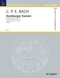 Bach CPE Hamburger Sonata Flt&Basso Gma