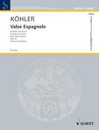 Kohler Valse Espagnole Flute&Piano ED