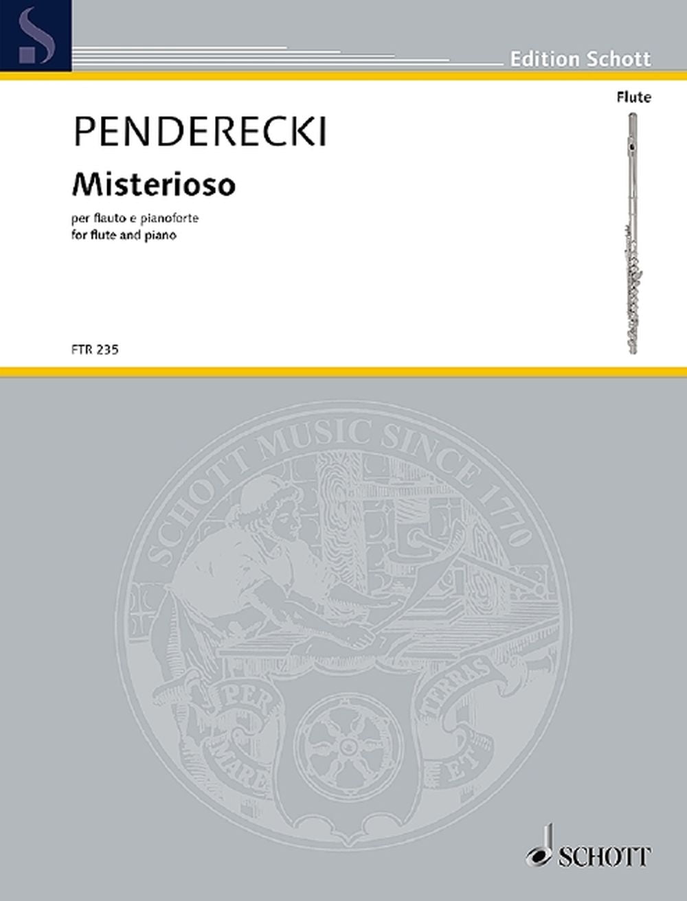 Penderecki Misterioso Flt + Pno FTR