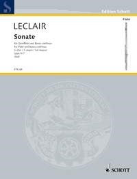 Leclair Sonata Gmaj Flt&Basso ED FTR49
