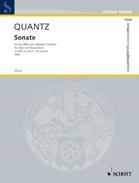 Quantz Flt Sonata Emin Flt&Harpsichord
