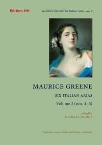 Greene Six Italian Arias Sop Vol2 HH