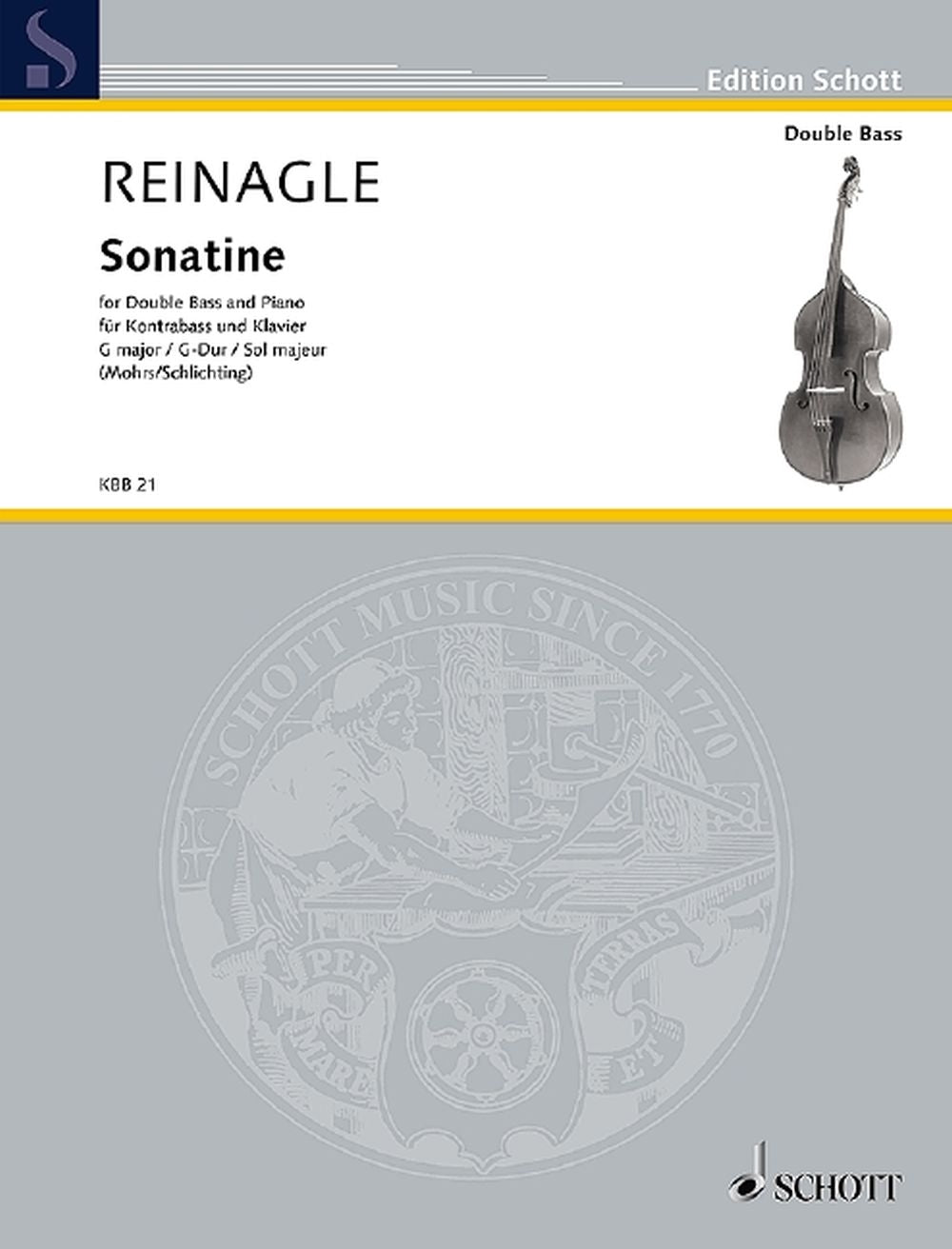 Reinagle Sonatine Double Bass & Pno KBB